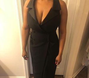 Black Tuxedo Dress